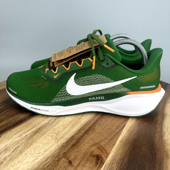 Nike Air Zoom Pegasus 41 FAMU Rattlers Green FZ5112-300 Shoes Men’s Sz 9.5 NEW main image 6